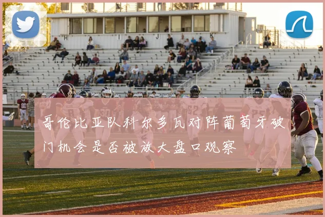 哥伦比亚队科尔多瓦对阵葡萄牙破门机会是否被放大盘口观察
