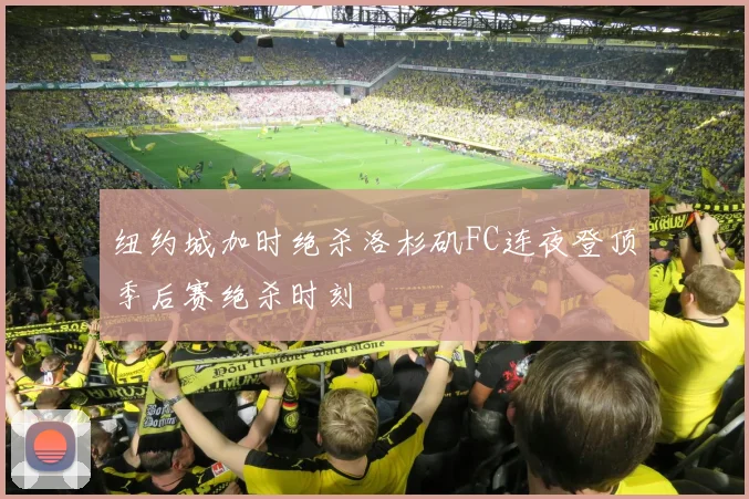 纽约城加时绝杀洛杉矶FC连夜登顶季后赛绝杀时刻