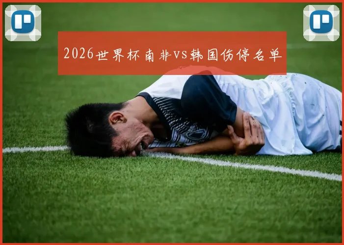 2026世界杯南非vs韩国伤停名单