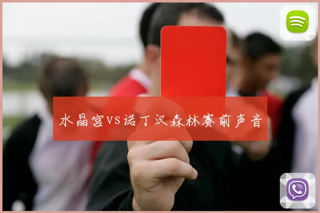 水晶宫vs诺丁汉森林赛前声音